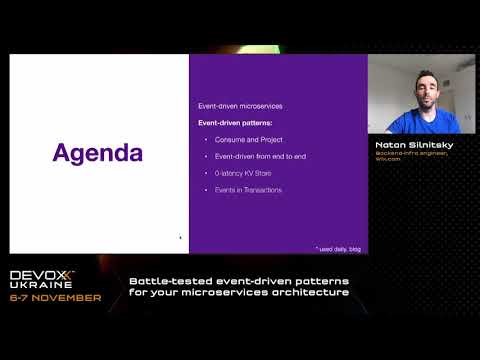 DevoxxUA 2020. Battle-tested event-driven patterns for your Microservices archit. Natan Silnitsky