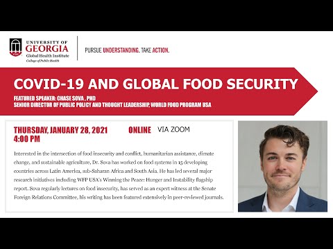 Global Health Seminar Series - COVID-19 and Global Food Security
