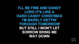 Hard Candy Christmas in the style of Dolly Parton karaoke video with lyrics