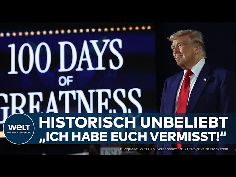 TRUMPS TRAURIGE TOUR: US-Präsident feiert sich selbst – doch seine Bilanz ist ein Desaster!