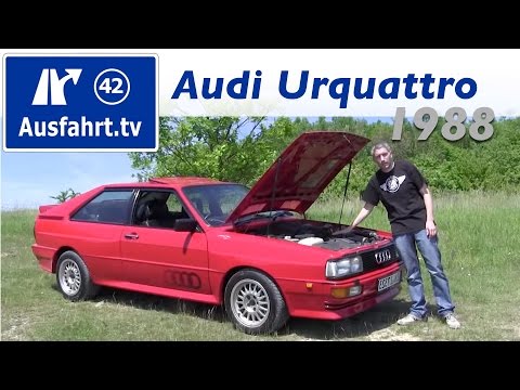 Fahrbericht einer Probefahrt 1988 Audi Urquattro Test Review