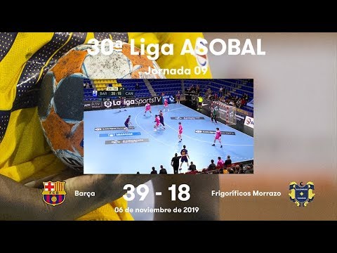 LIGA ASOBAL J09: Barça - Frigoríficos Morrazo 39-18
