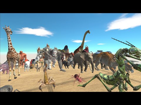 DINOSAUR RACE 9 - Animal Revolt Battle Simulator