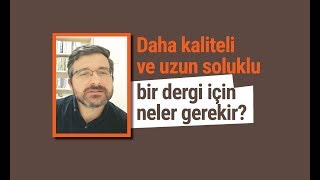Dergi Çıkarmanın Püf Noktaları