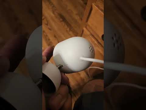 Google indoor wired cam reset button