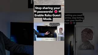 How to Enable Roku Guest Mode in Seconds! 🛑 Roku Guest Mode Hack #shorts #RokuGuestMode