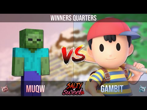 SaltySweet # 06 | Muqw (Steve) vs Gambit (Ness) | Winners Quarters | SSBU Ultimate Tournament