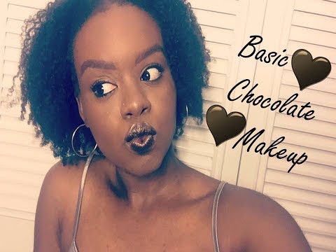 Basic Chocolate 🍫Makeup | Acne Coverage + Oily Skin | Jaleesa Ayoka