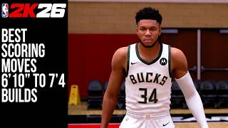 Best Scoring Moves – 6’10” to 7’4″ Builds NBA2K26