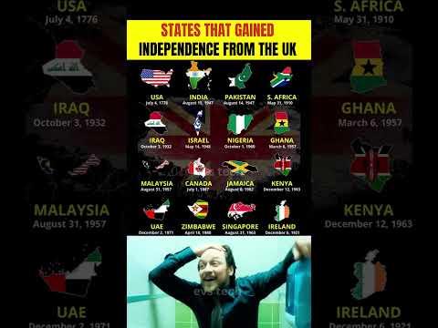 Countries That Gained Independence from the UK & Their Year 🌍