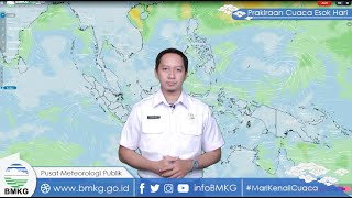 Prakiraan Cuaca Esok Hari Ini Senin 03 April 2023, Wilayah Bandung Hujan Ringan saat Malam