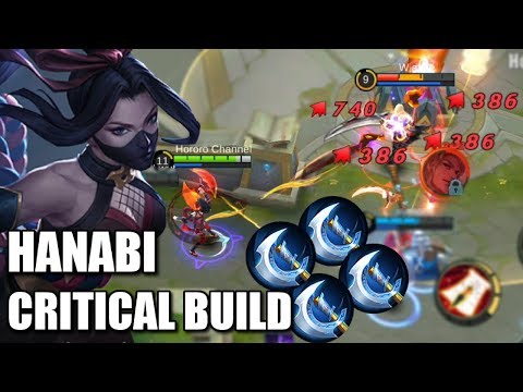 HANABI WITH FULL CRIT BUILD WITHOUT ANY ATTACK SPEED