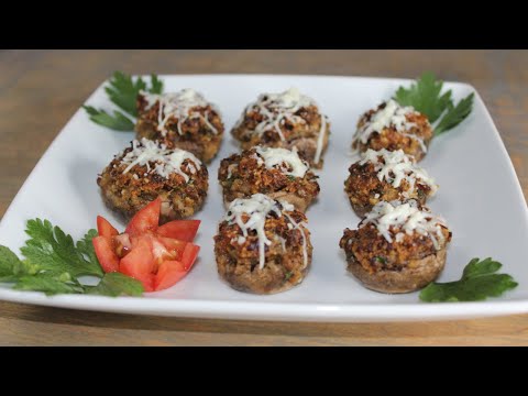 How to make Sausage Stuffed Mushrooms! ~Tasty & Quick Recipes