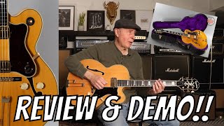Video thumbnail for '08 Epiphone Elitist Broadway Natural | Review & Demo! by Guitar Chimp