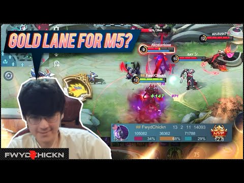 MOSKOV IS MY NEW BEATRIX, M5 GOLD LANE?? | Mobile Legends
