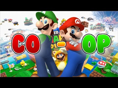 Super Mario 3D World Wii U | Co Op Part 1 World 1| THE BELL HAMMER