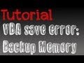 How to solve VBA save error (fire red, ANY game ...