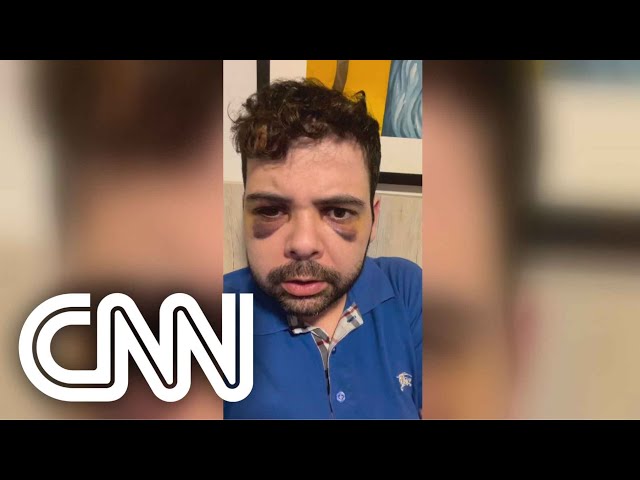 Humorista Gustavo Mendes nega briga com agressor em MG | LIVE CNN