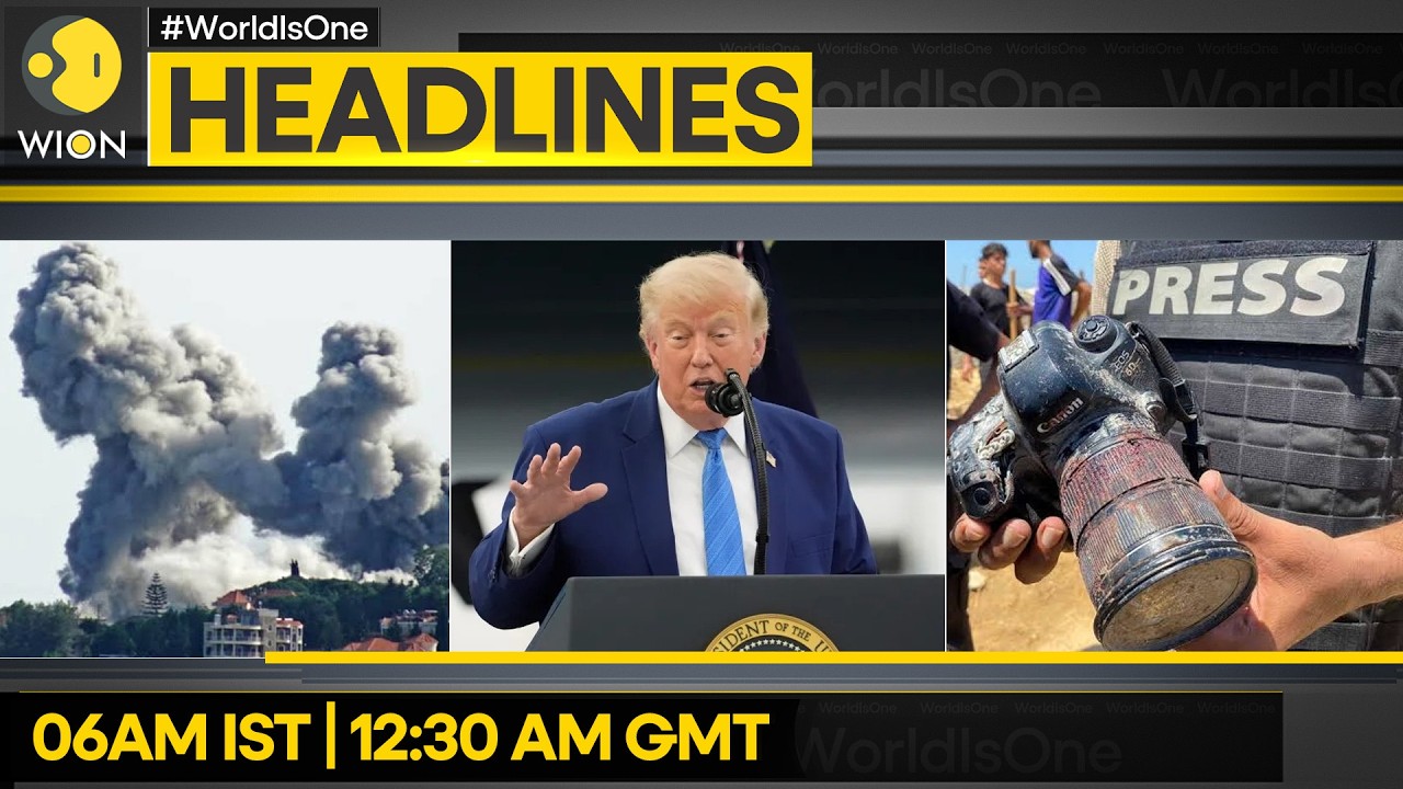 Trump Threatens US Tolls on Hormuz | Israeli Strikes in Lebanon Kill 7 | WION Headlines