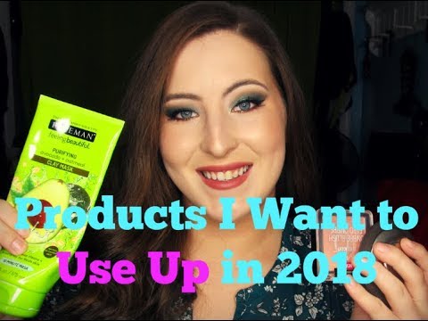 2017 Makeup Use-Up FINALE & Products I Want to Use Up in 2018 INTRO!! Video