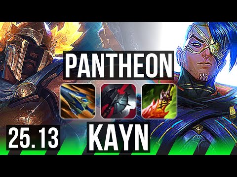 PANTHEON vs KAYN (JGL) | Dominating | EUW Master | 25.13
