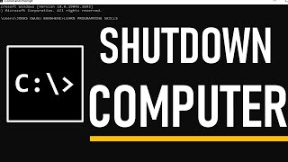 How to SHUTDOWN a COMPUTER Using Command Prompt
