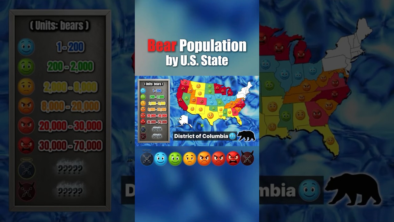 Bear Population by U.S. State
