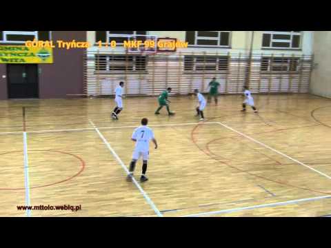 Skrót Futsal GÓRAL Tryńcza - MKF 99 Grajów 7:3(1:2) [2013-02-16]