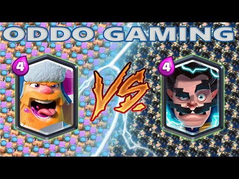 LUMBERJACK VS ELECTRO WIZARD - CLASH ROYALE BATTLE #107
