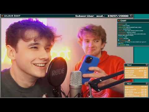Wilbur Soot VOD (Jan 17th 2022) - just chatting when tommy talks the stream ends