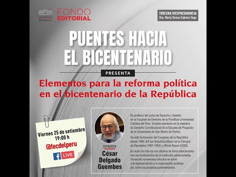 Elementos para la reforma política en el bicentenario de la República