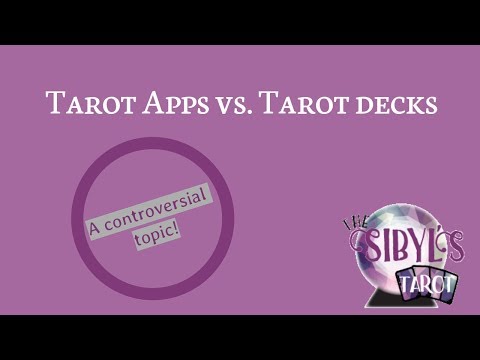 Tarot Apps vs. Decks - A controversial topic. (The Sibyl's Tarot)