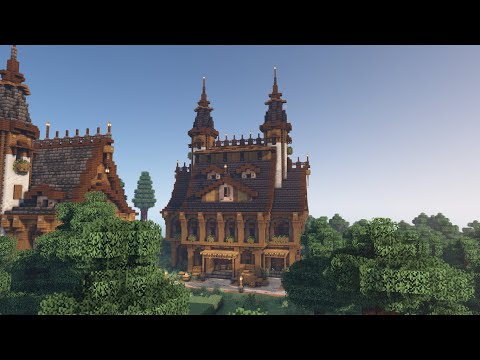 Fantasy Storage House - Minecraft Build Process