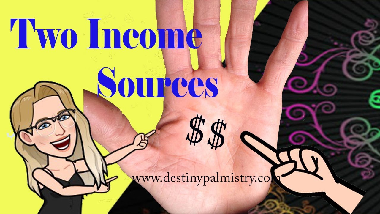 Two Income Sources Seen on the Palm Lines - Career, Home & Retirement Examples