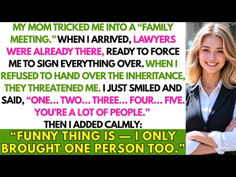 My Mom Tricked Me Into a Family Meeting — When I Refused to Hand Over the Inheritance, They...