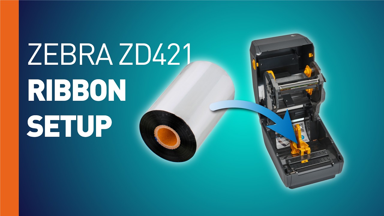 Zebra ZD421 Ribbon Installation | Step-by-Step Thermal Transfer Setup