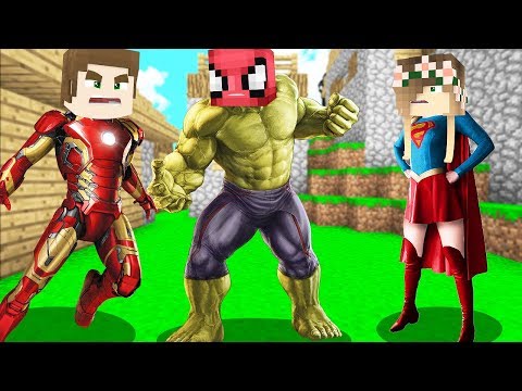 SÜPER KAHRAMANA DÖNÜŞTÜK! 😱 - Minecraft