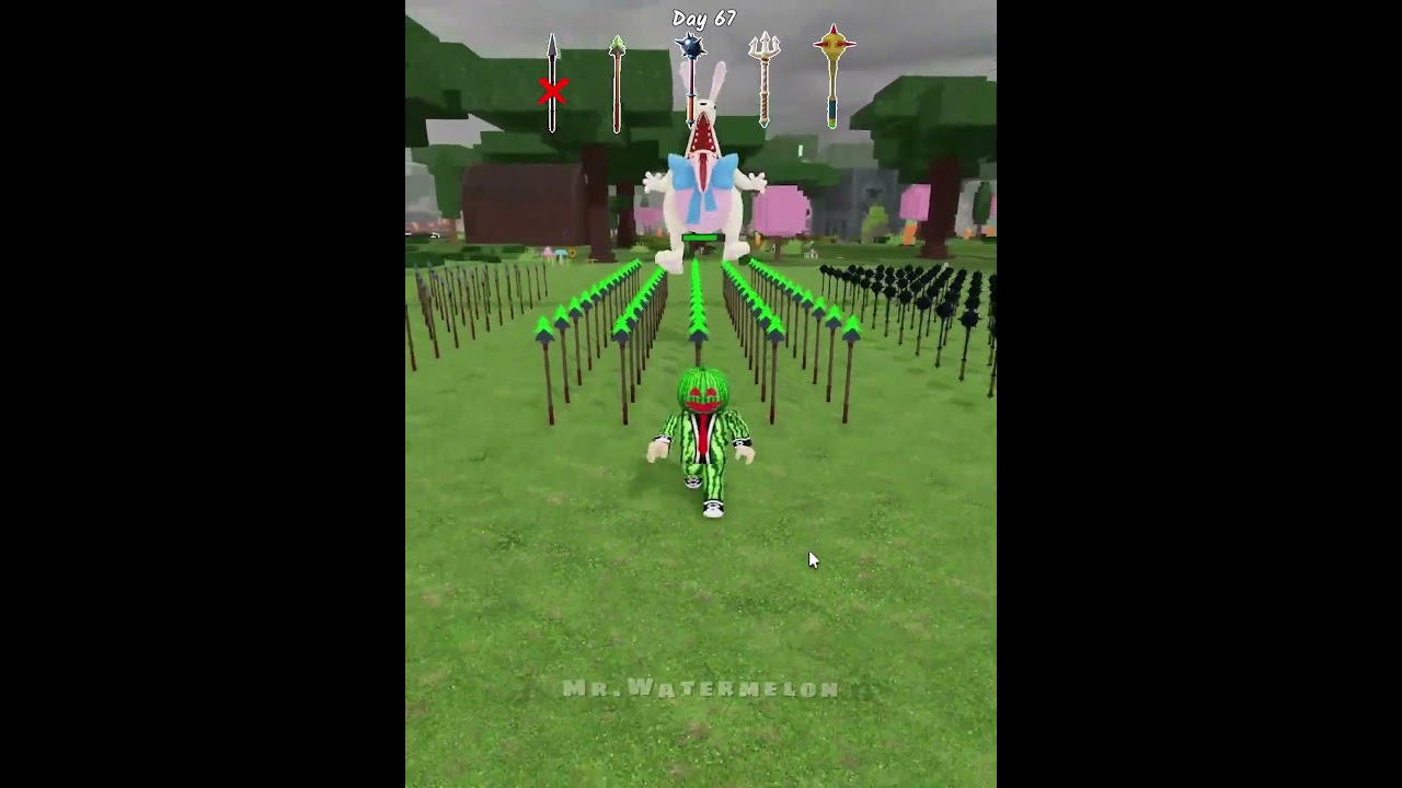 Axes Trap vs Evil Bunny Entity!