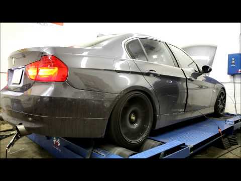 BMW 335i Cobb Access Port with Pro-Tune on Mustang Dyno