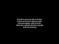 Kids In The Dark- All Time Low Lyrics :) 
