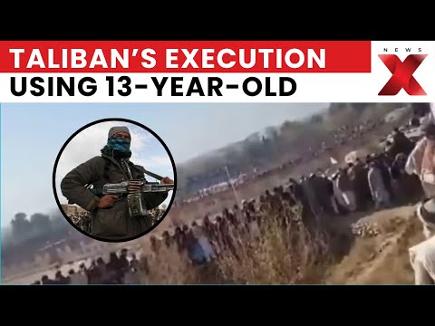 Taliban’s Public Execution: Taliban Forces 13-Year-Old to Execute Man in Khost Public Spectacle