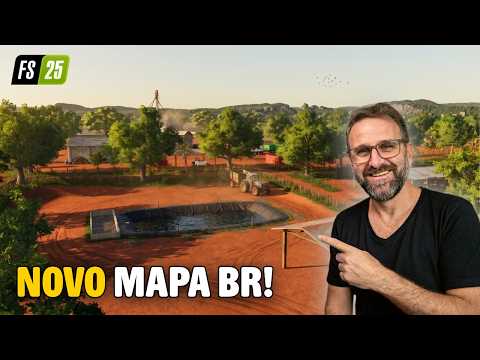 JOGANDO NO NOVO MAPA BR Fazenda Nova Glória no Farming Simulator 25 | New Gloria Farm