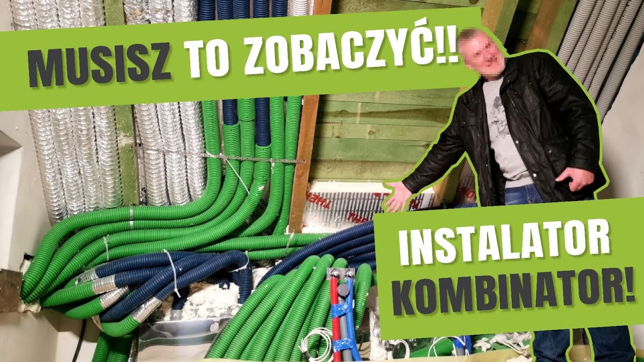 Montaż wentylacji mechanicznej w domu z kominkiem.
