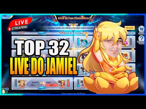 TOP 32 DO JAMIEL! PATROCINE O CANAL VIA PIX, SUPER CHAT OU MEMBRO! - SAINT SEIYA AWAKENING