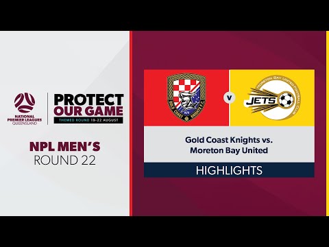 NPL Men's R22 - Gold Coast Knights vs. Moreton Bay United Highlights