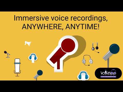 Immersive voice overs through professional artists @Voyzapp