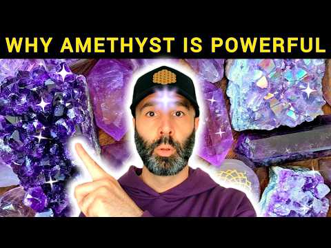 Amethyst Addict Healing Crystal Energy Witchcore Spiritual Hardcover Journal, Black video review thumbnail