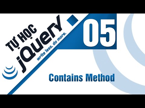 Lập trình jQuery Bài 5 Contains method