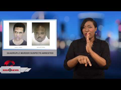 Quadruple murder suspects arrested (ASL 12.31.17)