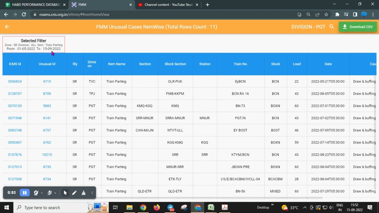 HOW TO DOWNLOAD ICMS UNUSUAL CASE IN PDF REPORT FORMAT